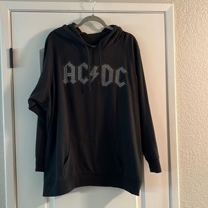 Torrid Hooded sweatshirt, gray/blue color, size 4